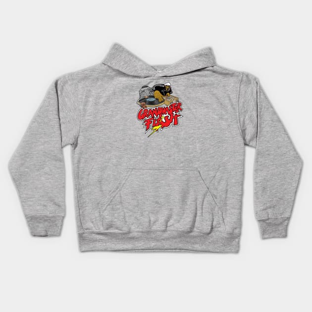 Grand Master Flash Kids Hoodie by Chewbaccadoll